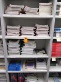 CONTENTS OF SHELVES - ASSORTED TEXT BOOKS