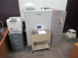 (4) ASSORTED FILE CABINETS