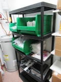 PLASTIC RACK W/ CONTENTS - ASSORTED MEDICAL SUPPLIES