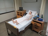 MEDICAL BED W/ MANIKIN, LINK BOX PLUS, HP LAPTOP & (2) CARTS