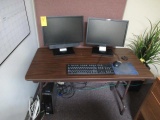 DELL COMPUTER & (2) DELL MONITORS