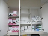 CONTENTS OF CABINETS - ASSORTED MEDICAL SUPPLIES