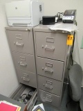 (2) 4 DRAWER FILE CABINETS