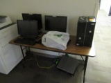 (3) DELL CPU, (3) DELL MONITORS & ACCESSORIES