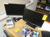 DELL OPTIPLEX 760 CPU, (2) DELL MONITORS, WIRELESS KEYBOARD & MOUSE & BROTHER QL-500 PRINTER