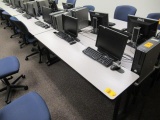 (2) TWO STATION COMPUTER WORK TABLES