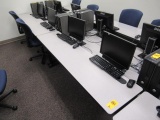 (2) TWO STATION COMPUTER WORK TABLES