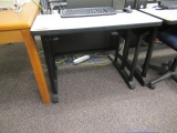 (2) SINGLE STATION COMPUTER WORK TABLES