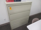 HON FOUR DRAWER LATERAL FILE CABINET