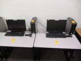 (2) DELL OPTIPLIX 760 CPU'S W/ MONITORS, KEYBOARD & MOUSE