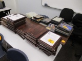 LOT OF WOODEN PLAQUES & PICTURE FRAMES