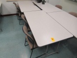 (2) FOLDING TABLES