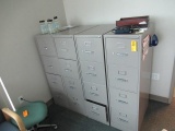 (4) 4 DRAWER FILE CABINETS W/CONTENTS