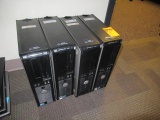 (4) DELL COMPUTERS (UNKNOWN PASSWORD)