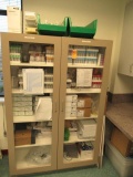 CABINET W/ CONTENTS - ASSORTED MEDICAL SUPPLIES