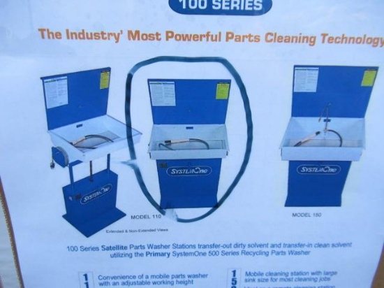 SYSTEMONE MODEL 110 MOBILE PARTS WASHER