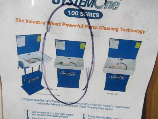 SYSTEMONE MODEL 110 MOBILE PARTS WASHER