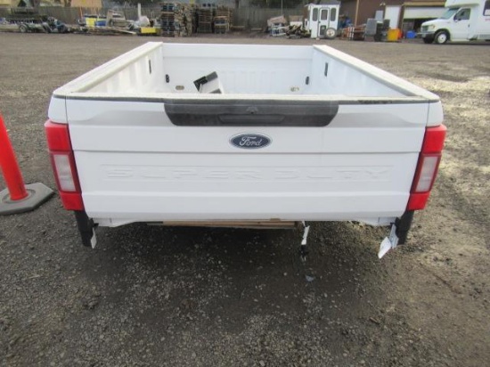 FORD SUPER DUTY 8' DUALLY PICKUP BED W/ TAILGATE, TAIL LIGHTS & BUMPER