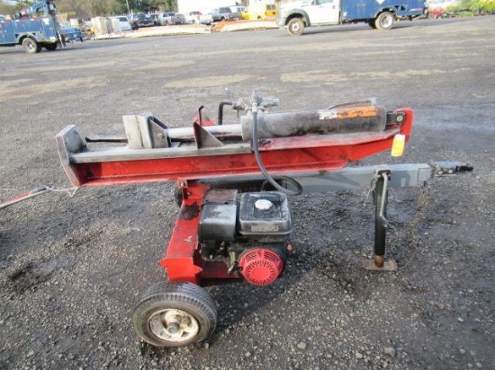 TOWABLE LOG SPLITTER W/ HONDA GX240 GAS ENGINE