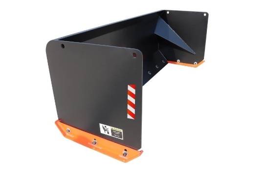 TMG SP09 108'' SNOW PUSHER W/ STEEL CUTTING EDGE SKID STEER ATTACHMENT