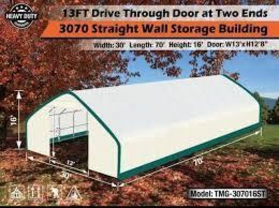 TMG ST3070 STRAIGHT WALL STORAGE BUILDING