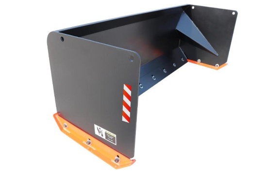 TMG SP07 7' SNOW PUSHER W/ STEEL CUTTING EDGE SKID STEER ATTACHMENT