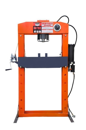 TMG SP50 50 TON HYDRAULIC SHOP PRESS W/ ADJUSTABLE BED