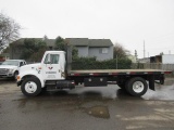 1996 INTERNATIONAL 4700 18' FLATBED TRUCK