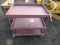 3 SHELF PLASTIC ROLLING CART