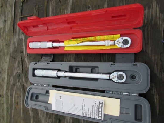 (2) 3/8'' DRIVE TORQUE WRENCHES