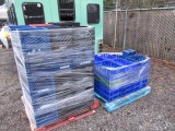 LOT OF MILK & BEVERAGE CRATES