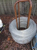 LOT OF WIRE ROPE & STAND