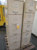 (2) 5 DRAWER FILE CABINET