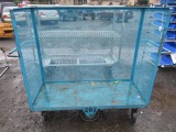MESH CAGE ROLLING CART