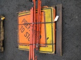 ASSORTED CONSTRUCTION SIGNS