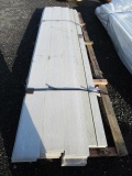 LOT OF ASSORTED WOOD SIDING PIECES