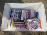 TOTE W/ ASSORTED DVDS