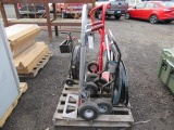 (2) BONDING MACHINES, (2) HAND TRUCKS