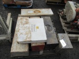 (6) ASSORTED EMPTY METAL TOOLBOXES