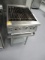 US RANGE 24'' CHAR BROILER W/ STAINLESS PREP TABLE