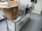 30'' X 72'' ROLLING STAINLESS STEEL PREP TABLE