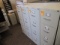 (4) 4 DRAWER FILE CABINETS