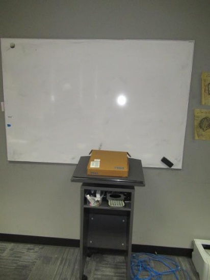 DRY ERASE BOARD & PODIUM