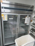 EVEREST REFRIGERATION ESGR2 49 5/8'' TWO SECTION GLASS DOOR UPRIGHT REACH-IN REFRIGERATOR