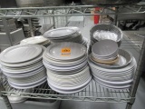 CONTENTS OF SHELF - ASSORTED PLATES