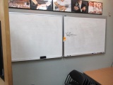 ASSORTED DRY ERASE BOARDS & HANGING PICTURES IN ROOM