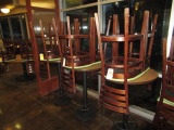 (3) ROUND TABLES & (6) CHAIRS