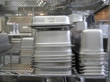 ASSORTED STAINLESS STEEL WARMING TRAYS