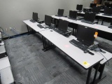 (2) COMPUTER DESKS