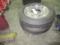 (2) MOROSO DRAG SPECIAL 5.50-15 4PR TIRES ON 5 LUG ALUMINUM WHEELS